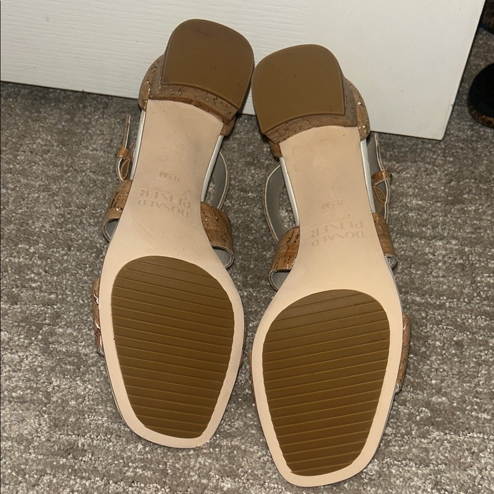 Donald J. Pliner Tan Strappy Heels - Picture 3 of 3